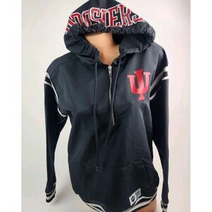 Indiana Hoosiers Pink Victoria's Secret Windbreaker‎ Pullover Jacket Size XS